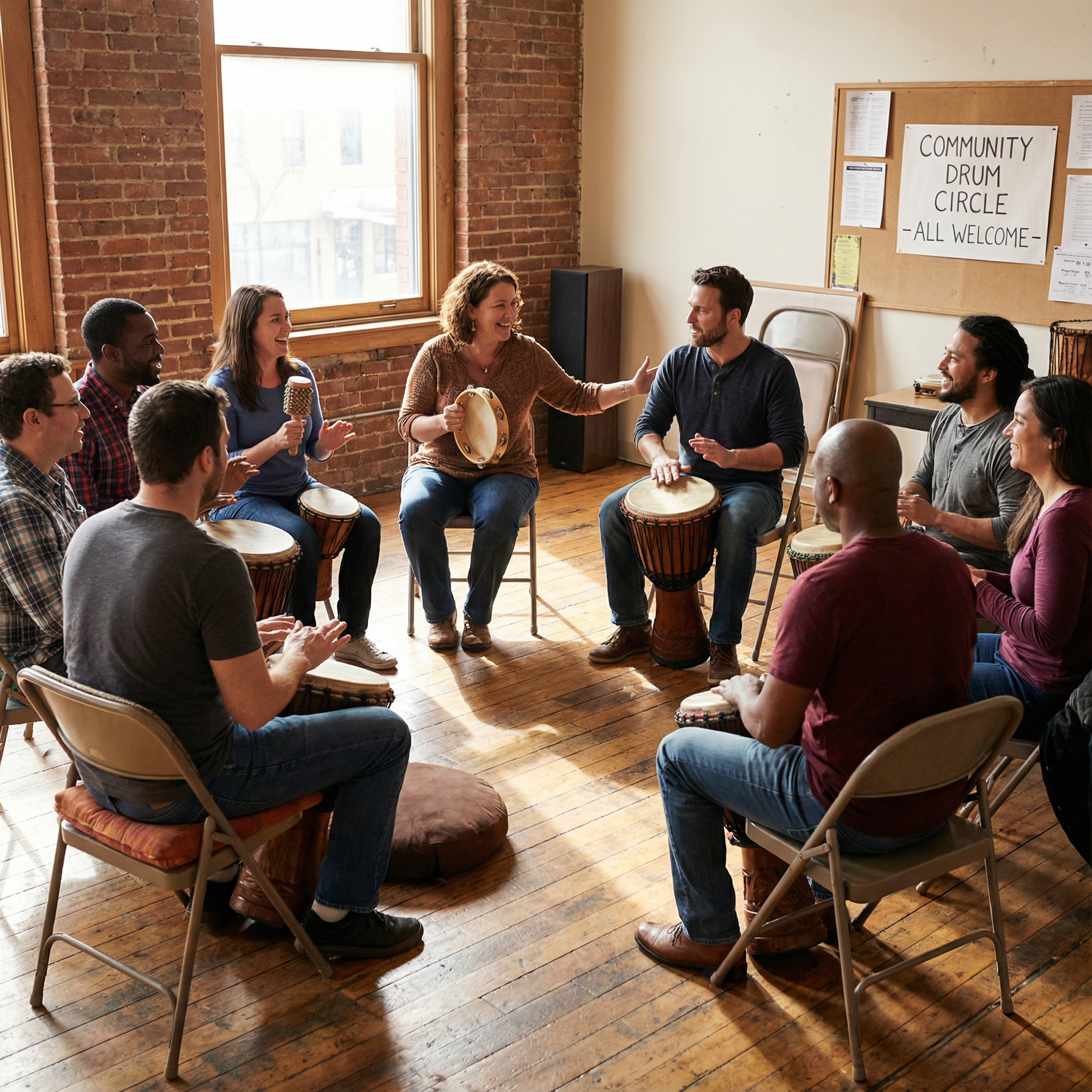 Improvisação Livre na Saúde Mental Forense: Grupos de percussão ajudam na expressão, integração corpo‑mente e reinserção social