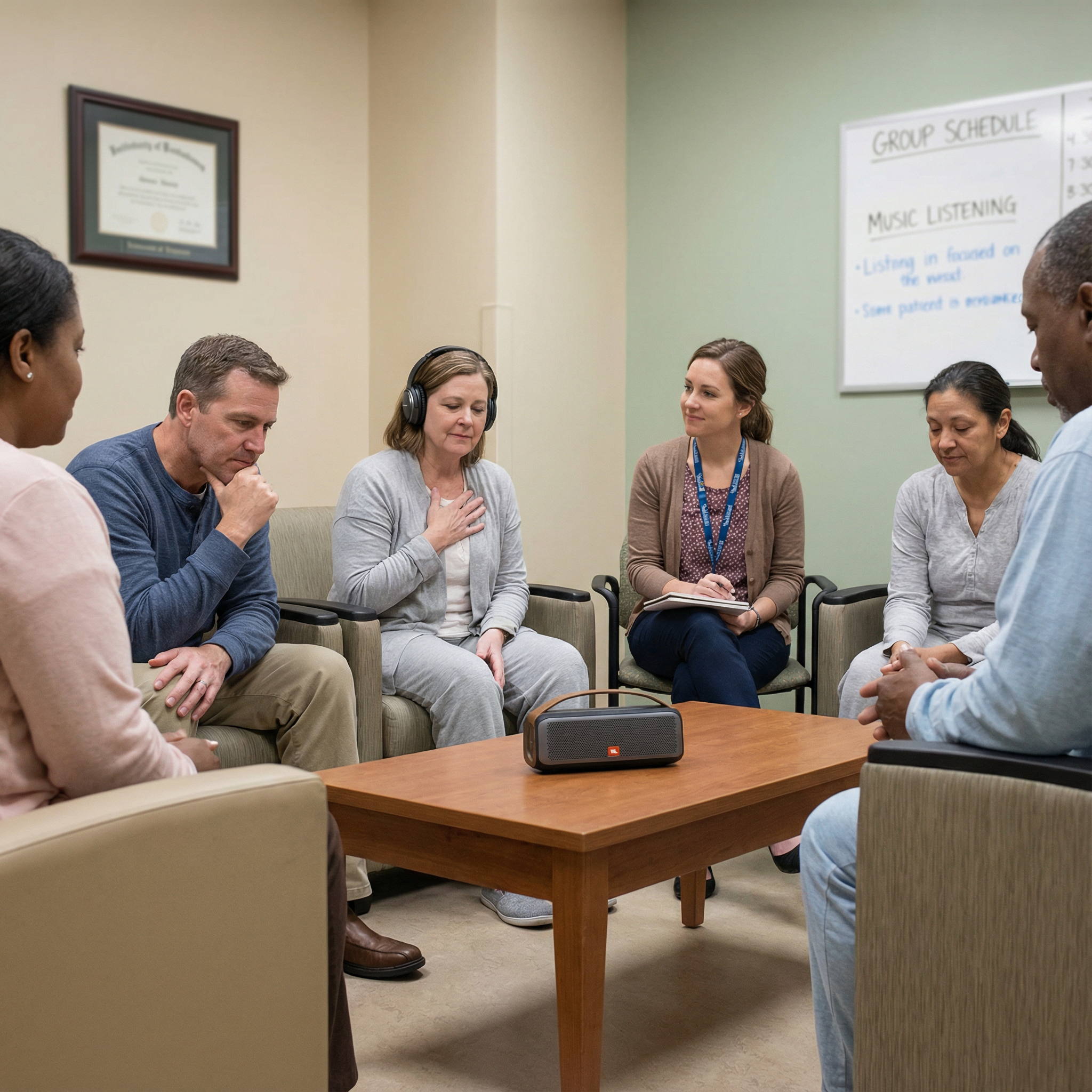 Técnica de Escuta Musical: Nova Abordagem Terapêutica Revoluciona Grupos em Hospitais Psiquiátricos