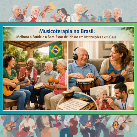 Musicoterapia no Brasil: Melhora a Saúde e o Bem-Estar de Idosos em Instituições e em Casa
